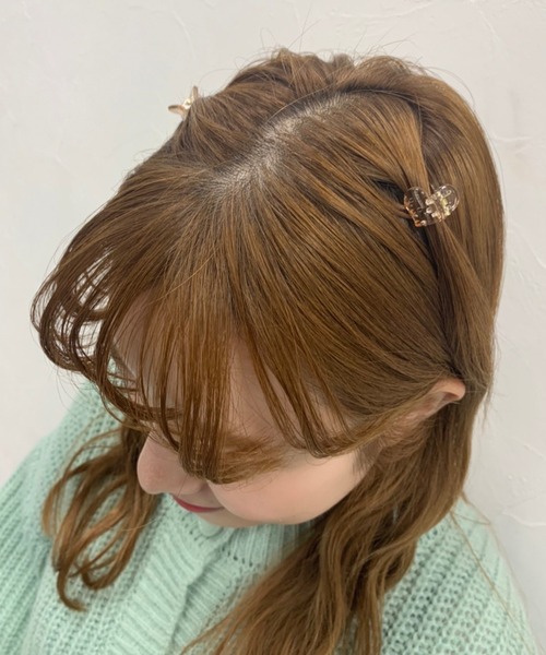 Me%（ミィパーセント）の「☆2点セット☆ミニハートチビクリップ（バレッタ/ヘアクリップ・レディース・ベージュ/アイボリー/ライトピンク/ブラウン・FREE）」の10枚目の写真