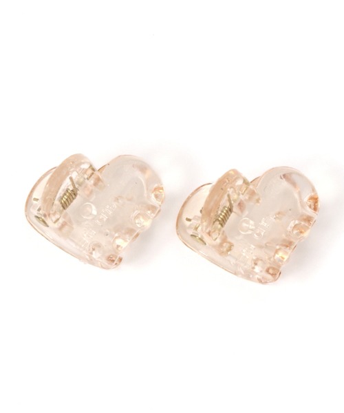 Me%（ミィパーセント）の「☆2点セット☆ミニハートチビクリップ（バレッタ/ヘアクリップ・レディース・ベージュ/アイボリー/ライトピンク/ブラウン・FREE）」の12枚目の写真