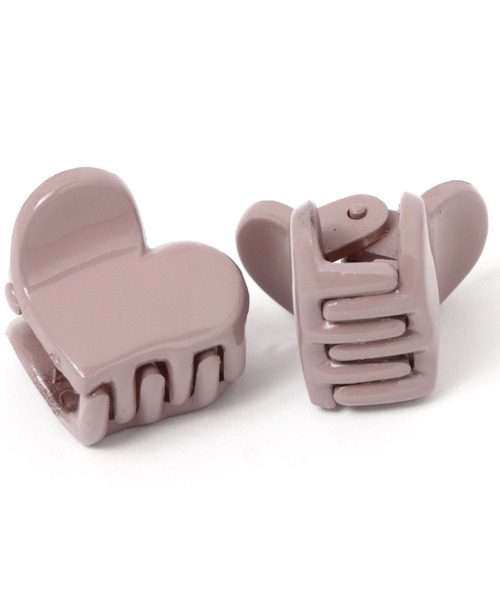 Me%（ミィパーセント）の「☆2点セット☆ミニハートチビクリップ（バレッタ/ヘアクリップ・レディース・ベージュ/アイボリー/ライトピンク/ブラウン・FREE）」の14枚目の写真