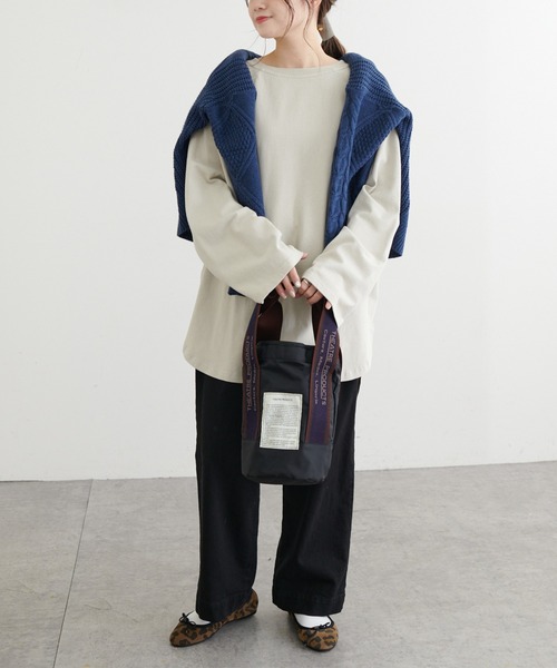 PUAL CE CIN（ピュアルセシン）の「パウダー加工プルオーバー（Tシャツ/カットソー・レディース・ブラック/グレー/ベージュ/ブルー・FREE）」の15枚目の写真