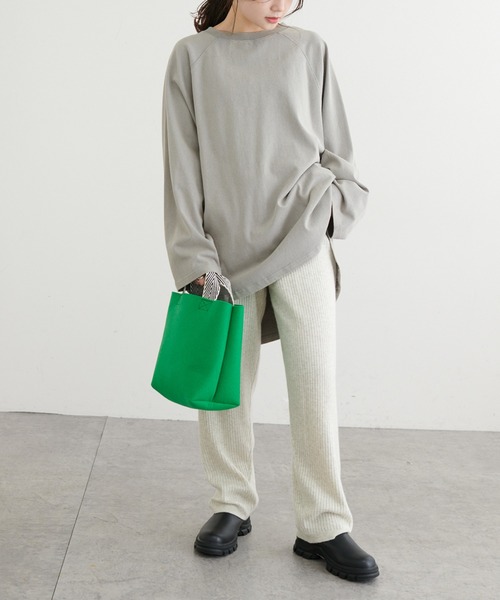 PUAL CE CIN（ピュアルセシン）の「パウダー加工プルオーバー（Tシャツ/カットソー・レディース・ブラック/グレー/ベージュ/ブルー・FREE）」の13枚目の写真