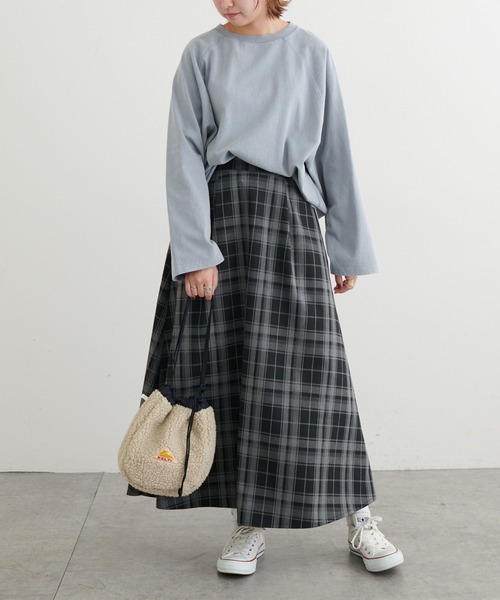 PUAL CE CIN（ピュアルセシン）の「パウダー加工プルオーバー（Tシャツ/カットソー・レディース・ブラック/グレー/ベージュ/ブルー・FREE）」の19枚目の写真