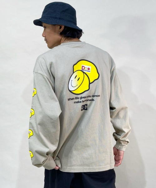 DC(ディーシー)の「DC/ディーシー ロンT DLT221019(Tシャツ/カットソー・メンズ・ホワイト/ブラック/ベージュ・L/XL/M)」の3枚目の写真