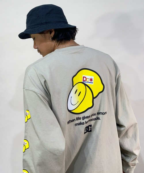 DC(ディーシー)の「DC/ディーシー ロンT DLT221019(Tシャツ/カットソー・メンズ・ホワイト/ブラック/ベージュ・L/XL/M)」の20枚目の写真
