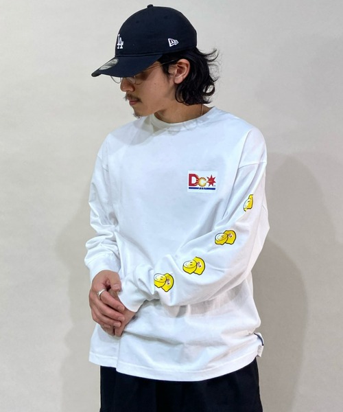 DC(ディーシー)の「DC/ディーシー ロンT DLT221019(Tシャツ/カットソー・メンズ・ホワイト/ブラック/ベージュ・L/XL/M)」の5枚目の写真