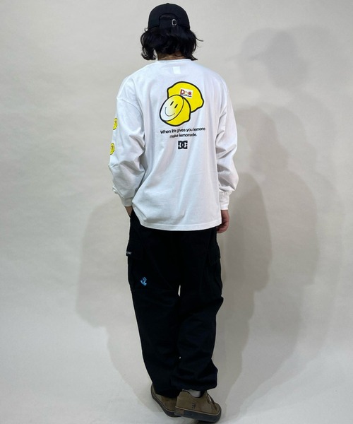 DC(ディーシー)の「DC/ディーシー ロンT DLT221019(Tシャツ/カットソー・メンズ・ホワイト/ブラック/ベージュ・L/XL/M)」の10枚目の写真