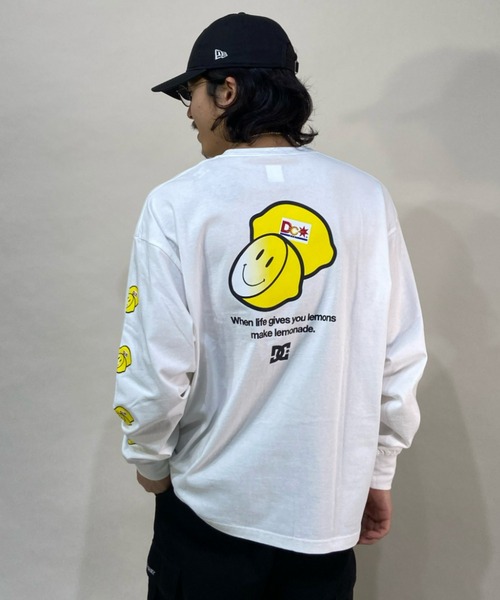 DC(ディーシー)の「DC/ディーシー ロンT DLT221019(Tシャツ/カットソー・メンズ・ホワイト/ブラック/ベージュ・L/XL/M)」の7枚目の写真