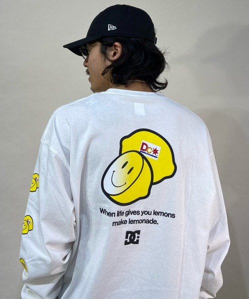 DC(ディーシー)の「DC/ディーシー ロンT DLT221019(Tシャツ/カットソー・メンズ・ホワイト/ブラック/ベージュ・L/XL/M)」の8枚目の写真