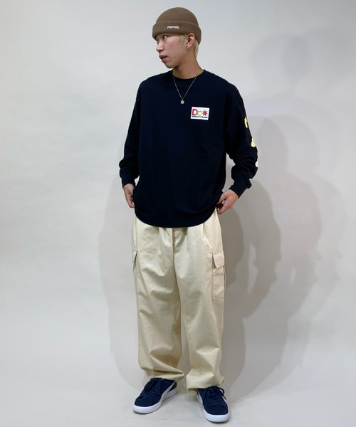 DC(ディーシー)の「DC/ディーシー ロンT DLT221019(Tシャツ/カットソー・メンズ・ホワイト/ブラック/ベージュ・L/XL/M)」の16枚目の写真