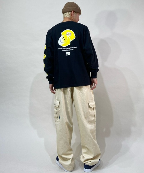 DC(ディーシー)の「DC/ディーシー ロンT DLT221019(Tシャツ/カットソー・メンズ・ホワイト/ブラック/ベージュ・L/XL/M)」の17枚目の写真