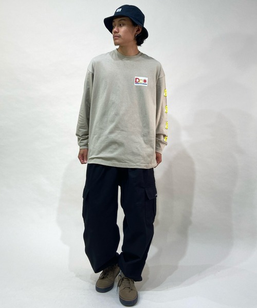 DC(ディーシー)の「DC/ディーシー ロンT DLT221019(Tシャツ/カットソー・メンズ・ホワイト/ブラック/ベージュ・L/XL/M)」の22枚目の写真