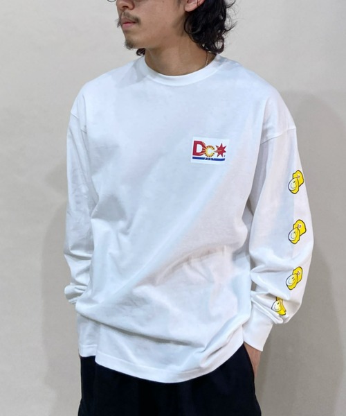 DC(ディーシー)の「DC/ディーシー ロンT DLT221019(Tシャツ/カットソー・メンズ・ホワイト/ブラック/ベージュ・L/XL/M)」の6枚目の写真