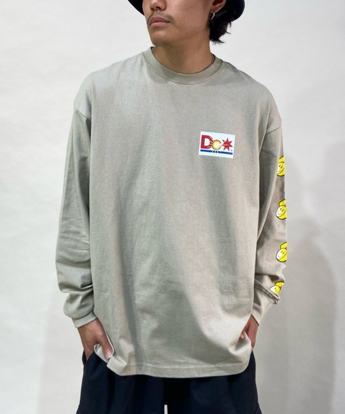 DC(ディーシー)の「DC/ディーシー ロンT DLT221019(Tシャツ/カットソー・メンズ・ホワイト/ブラック/ベージュ・L/XL/M)」の18枚目の写真
