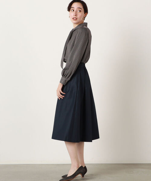 NOLLEY’S Sophi（ノーリーズソフィ）の「ウォッシャブルボウタイ付きプリントブラウス（シャツ/ブラウス・レディース・ホワイト系その他4/ブラック系その他3・38/36）」の3枚目の写真