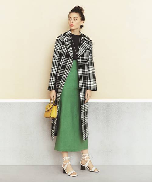 憧れ ミラオーウェン トレンチコート トレンチコート