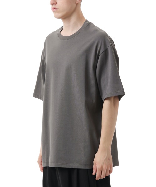 新品★ATTACHMENT ウルティマシルキー オーバーサイズ半袖★ブラック 3 ATTACHMENT（アタッチメント）の「ウルティマシルキー天竺 オーバー