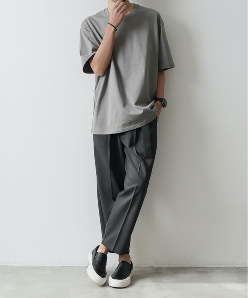 新品★ATTACHMENT ウルティマシルキー　オーバーサイズ長袖★ホワイト　3 ATTACHMENT（アタッチメント）の「ウルティマシルキー天竺 オーバー