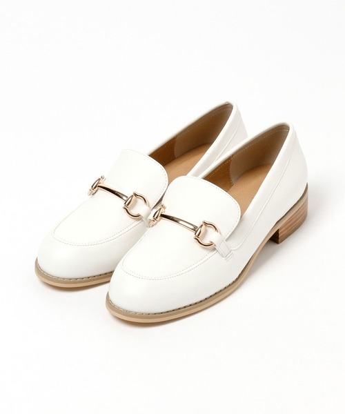 LEPSIM（レプシィム）の「ビットツキローファー　264166（ローファー・レディース・ホワイト/ブラック・SMALL/MEDIUM/LARGE）」の15枚目の写真