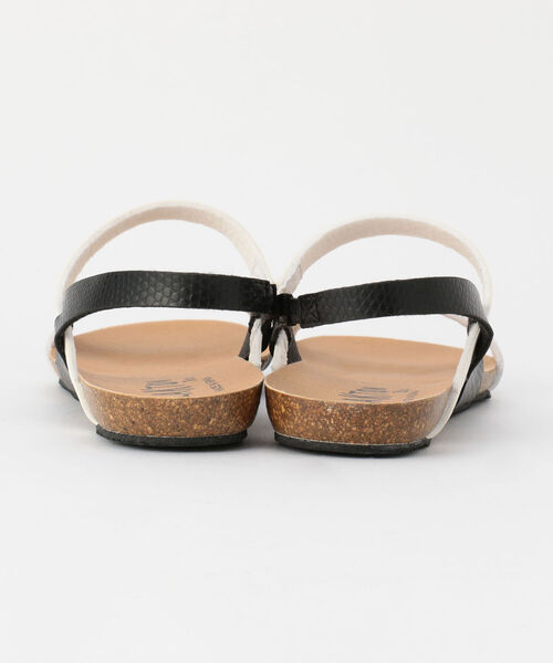 PLAKTON(プラクトン)の「【PLAKTON/ プラクトン】3トーンサンダル(サンダル・レディース・ベージュ/パイソン/シルバー・35/36/38/37)」の9枚目の写真