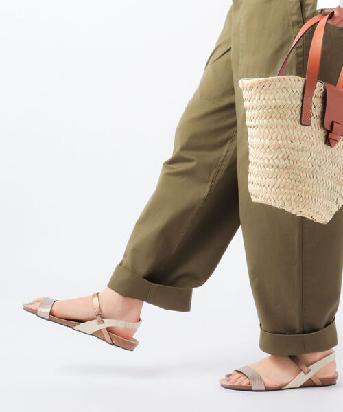 PLAKTON(プラクトン)の「【PLAKTON/ プラクトン】3トーンサンダル(サンダル・レディース・ベージュ/パイソン/シルバー・35/36/38/37)」の10枚目の写真