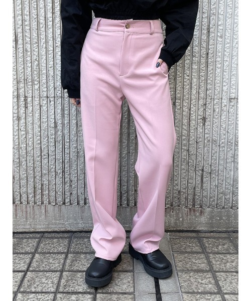 ENVYM（アンビー）の「センタープレススラックスＰＴ（その他パンツ・レディース・ブラック/アイボリー/ピンク・S/M）」の9枚目の写真