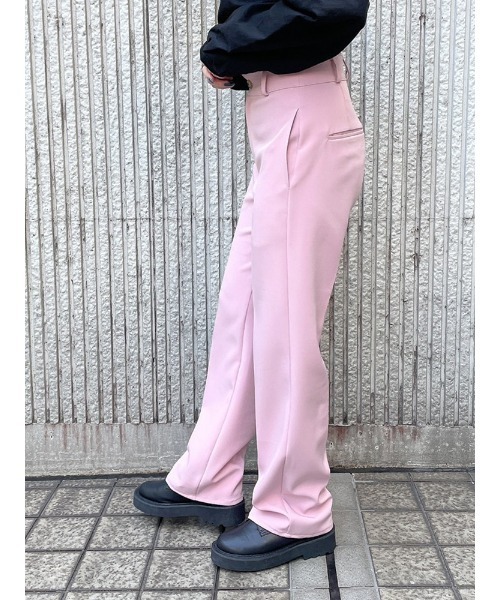 ENVYM（アンビー）の「センタープレススラックスＰＴ（その他パンツ・レディース・ブラック/アイボリー/ピンク・S/M）」の10枚目の写真