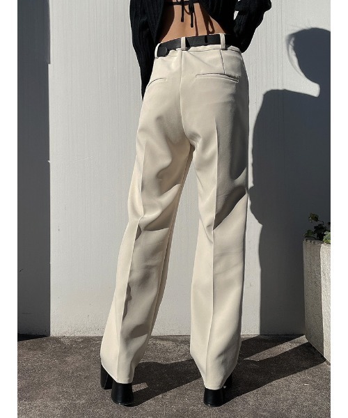 ENVYM（アンビー）の「センタープレススラックスＰＴ（その他パンツ・レディース・ブラック/アイボリー/ピンク・S/M）」の14枚目の写真