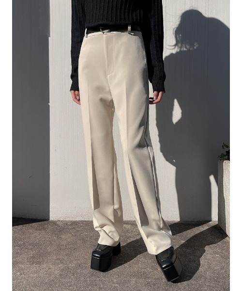 ENVYM（アンビー）の「センタープレススラックスＰＴ（その他パンツ・レディース・ブラック/アイボリー/ピンク・S/M）」の12枚目の写真