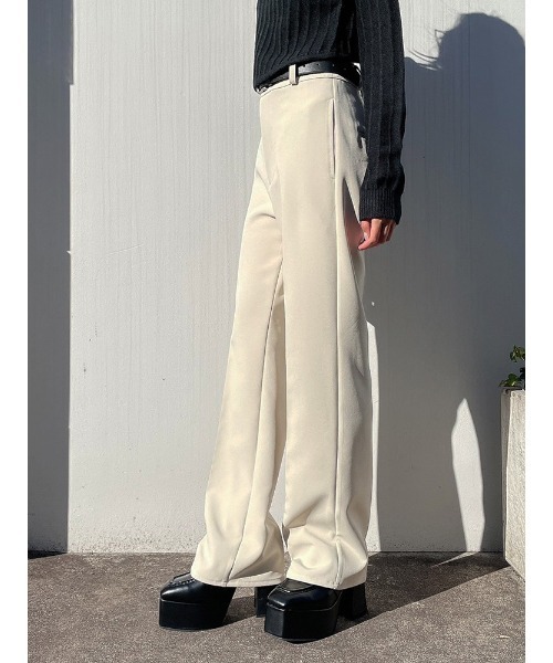 ENVYM（アンビー）の「センタープレススラックスＰＴ（その他パンツ・レディース・ブラック/アイボリー/ピンク・S/M）」の13枚目の写真