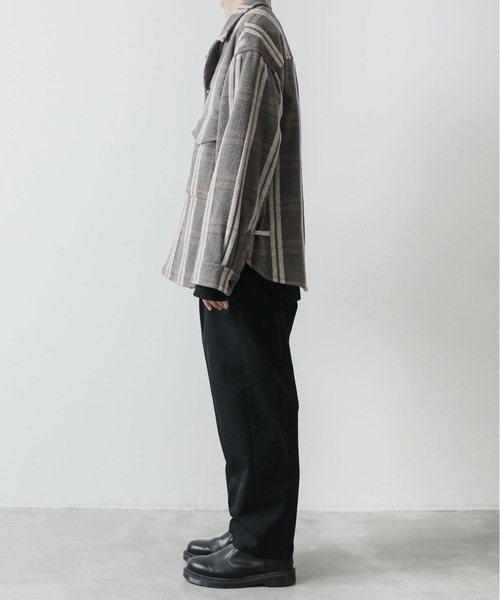 KAZUYUKI KUMAGAI ATTACHMENT（カズユキクマガイアタッチメント）の「W/Nyﾁｪｯｸﾓｯｻｰｼｬﾂｼﾞｬｹｯﾄ（テーラードジャケット・メンズ・キャメル/ベージュ・3/2/1）」の16枚目の写真