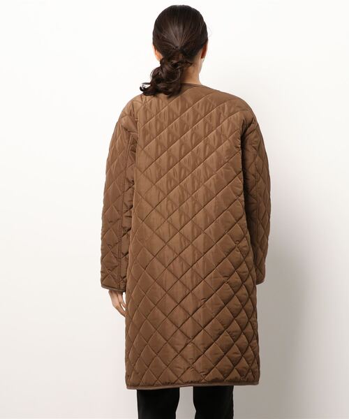 Te chichi（テチチ）の「キルティングノーカラーコート（ノーカラーコート・レディース・ブラウン/ブラック/ベージュ・ﾌﾘ-）」の5枚目の写真