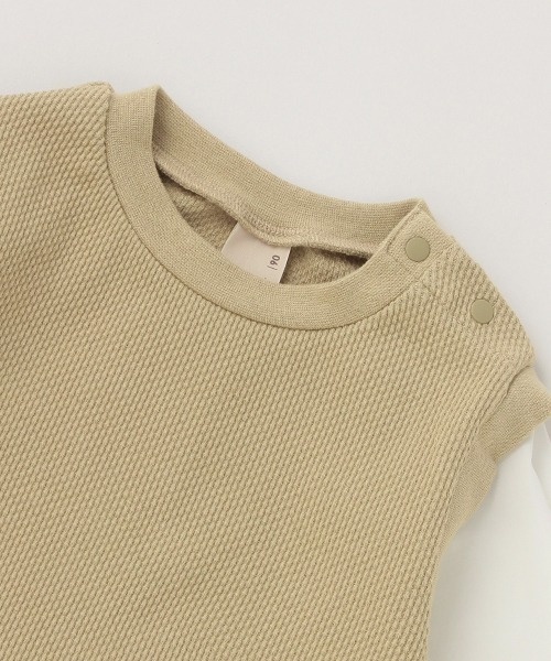 petit main（プティマイン）の「ベストドッキング長袖シャツ（シャツ/ブラウス・キッズ・ベージュ/ネイビー・80ｃｍ/90cm/110cm/100cm/120cm/130cm）」の15枚目の写真