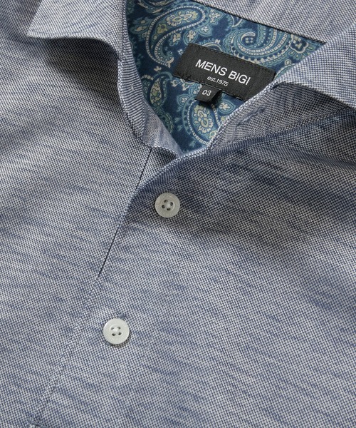 MEN'S BIGI（メンズビギ）の「【COOLMAX】スラブ鹿の子ポロシャツ　ACTIVE TAILORライン（ポロシャツ・メンズ・ネイビー/ブルー/グリーン・01/02/03）」の20枚目の写真