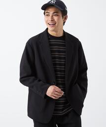 green label relaxing | Wクロス フリーリッチ ジャケット -ウォッシャブル・防シワ・ストレッチ-(テーラードジャケット)