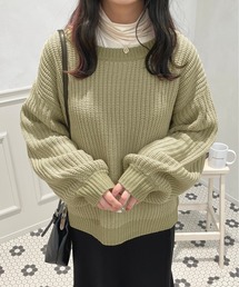 配色ニット【ZOZOTOWN限定アイテム】