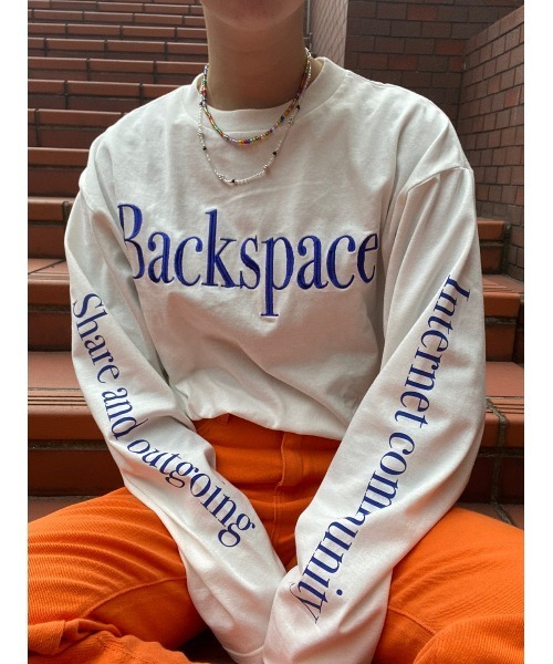 WC(ダブル シー)の「プリントロゴロンT(Tシャツ/カットソー・レディース・ブラック/ピンク/ブルー・FREE)」の2枚目の写真