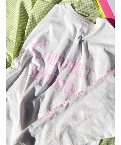 WC(ダブル シー)の「プリントロゴロンT(Tシャツ/カットソー・レディース・ブラック/ピンク/ブルー・FREE)」の4枚目の写真