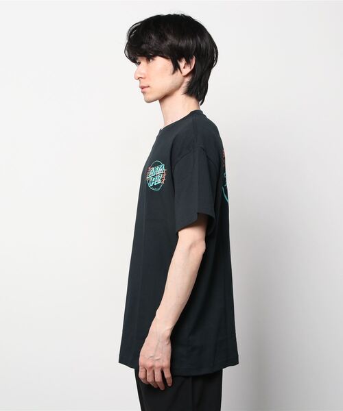 SANTA CRUZ(サンタクルーズ)の「【ムラサキスポーツ別注】SANTACRUZ/サンタクルーズ ルーズシルエット バックプリントTシャツ 502221409(Tシャツ/カットソー・メンズ・ホワイト/グリーン/ブラック・M/XL/L/XXL)」の4枚目の写真