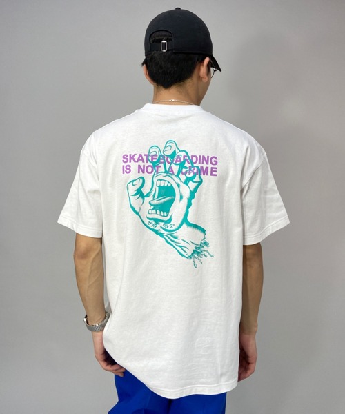 SANTA CRUZ(サンタクルーズ)の「【ムラサキスポーツ別注】SANTACRUZ/サンタクルーズ ルーズシルエット バックプリントTシャツ 502221409(Tシャツ/カットソー・メンズ・ホワイト/グリーン/ブラック・M/XL/L/XXL)」の10枚目の写真