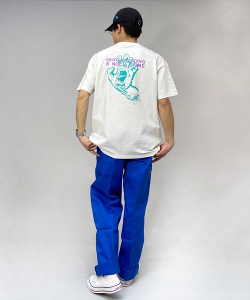 SANTA CRUZ(サンタクルーズ)の「【ムラサキスポーツ別注】SANTACRUZ/サンタクルーズ ルーズシルエット バックプリントTシャツ 502221409(Tシャツ/カットソー・メンズ・ホワイト/グリーン/ブラック・M/XL/L/XXL)」の15枚目の写真