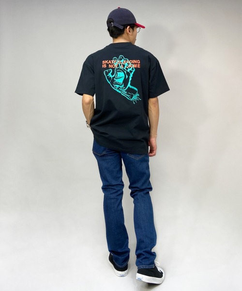 SANTA CRUZ(サンタクルーズ)の「【ムラサキスポーツ別注】SANTACRUZ/サンタクルーズ ルーズシルエット バックプリントTシャツ 502221409(Tシャツ/カットソー・メンズ・ホワイト/グリーン/ブラック・M/XL/L/XXL)」の21枚目の写真
