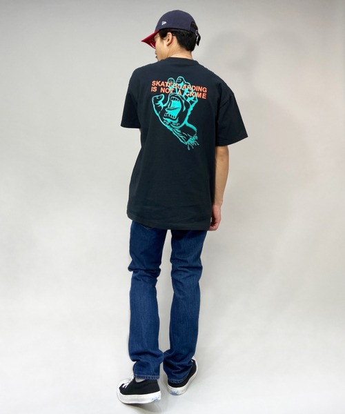 SANTA CRUZ(サンタクルーズ)の「【ムラサキスポーツ別注】SANTACRUZ/サンタクルーズ ルーズシルエット バックプリントTシャツ 502221409(Tシャツ/カットソー・メンズ・ホワイト/グリーン/ブラック・M/XL/L/XXL)」の22枚目の写真