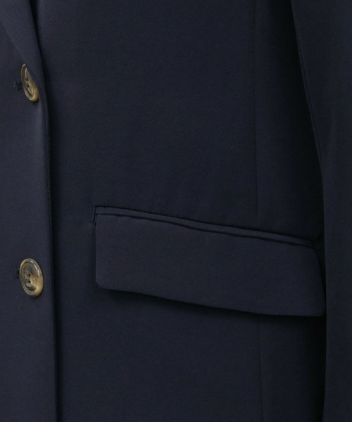 TOKYO SHIRTS（トウキョウシャツ）の「ベーシック ダブルボタン テーラードジャケット（テーラードジャケット・レディース・ブラック/ネイビー・M/L）」の8枚目の写真
