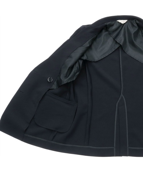 TOKYO SHIRTS（トウキョウシャツ）の「ベーシック ダブルボタン テーラードジャケット（テーラードジャケット・レディース・ブラック/ネイビー・M/L）」の9枚目の写真