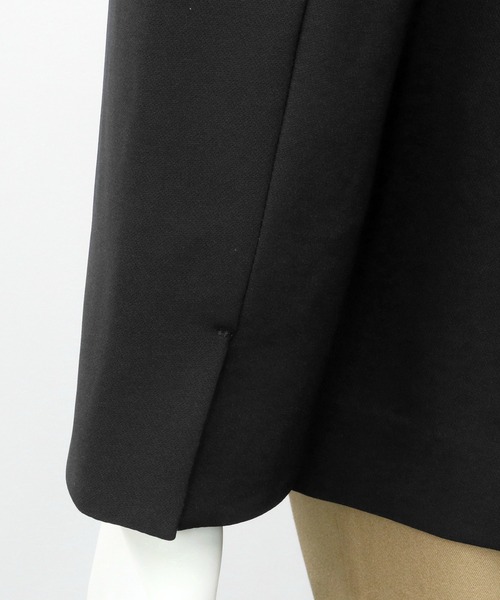 TOKYO SHIRTS（トウキョウシャツ）の「ベーシック ダブルボタン テーラードジャケット（テーラードジャケット・レディース・ブラック/ネイビー・M/L）」の15枚目の写真