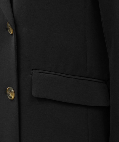 TOKYO SHIRTS（トウキョウシャツ）の「ベーシック ダブルボタン テーラードジャケット（テーラードジャケット・レディース・ブラック/ネイビー・M/L）」の16枚目の写真