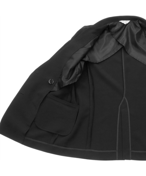 TOKYO SHIRTS（トウキョウシャツ）の「ベーシック ダブルボタン テーラードジャケット（テーラードジャケット・レディース・ブラック/ネイビー・M/L）」の17枚目の写真