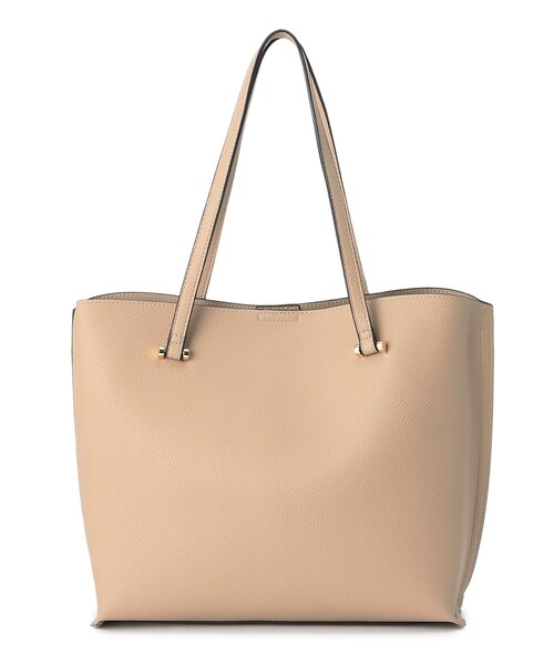 DRESKIP(ドレスキップ)の「◆【通勤/セレモニー】あおりトートバッグ(トートバッグ・レディース・アイボリー/ブラック/ベージュ・00)」の1枚目の写真