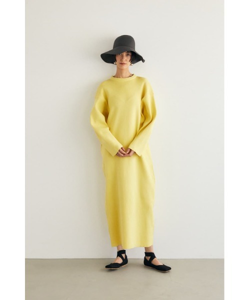 M_（エムアンダーバー）の「【M_】KNIT ドレス（ワンピース・レディース・ライトイエロー/ブルー/ライトベージュ・FREE）」の16枚目の写真