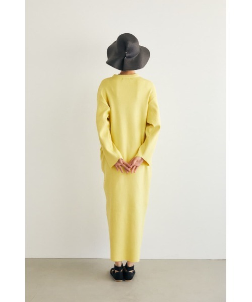 M_（エムアンダーバー）の「【M_】KNIT ドレス（ワンピース・レディース・ライトイエロー/ブルー/ライトベージュ・FREE）」の19枚目の写真